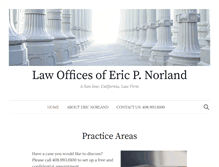 Tablet Screenshot of norlandlaw.com